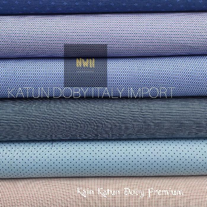 Baru KATUN DOBY ITALY IMPORT BAHAN KEMEJA/KOKO