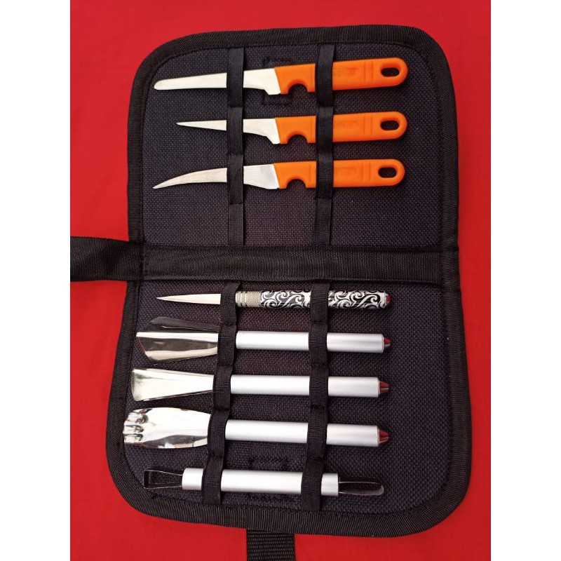 pisau garnish set / pisau ukir Buah dan sayur