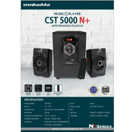 Speaker Simbadda cst 5000N+