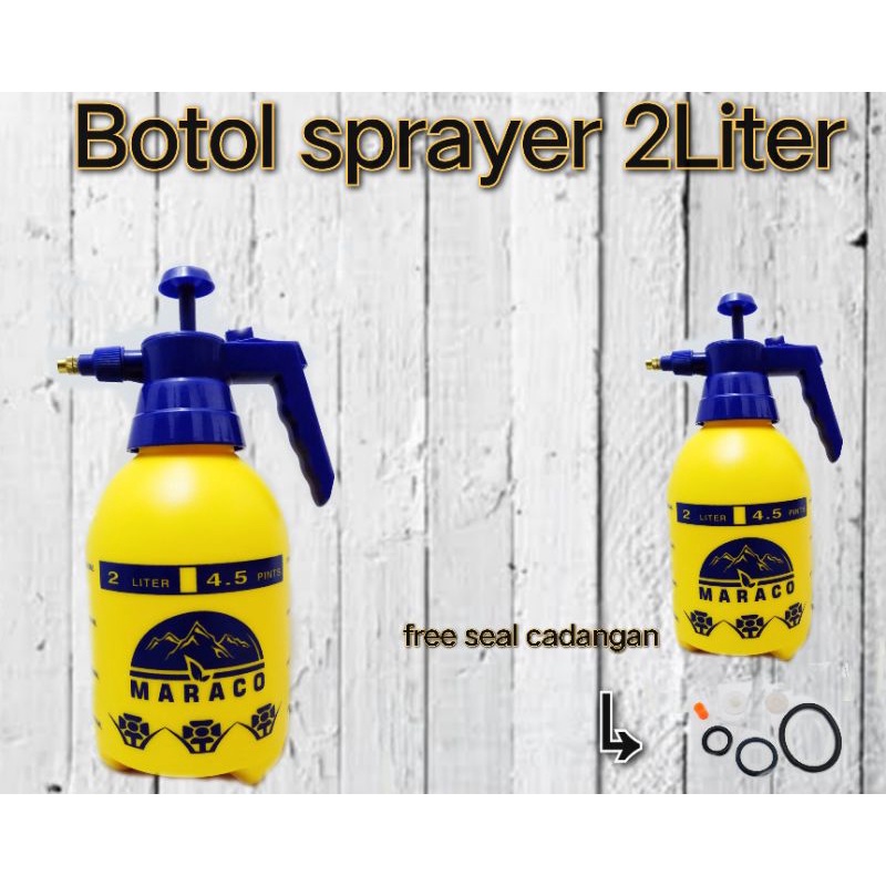 Jual BOTOL 2L MARACO STD KUNING ( BOTOL SPRAYER 2000ML ) | Shopee Indonesia