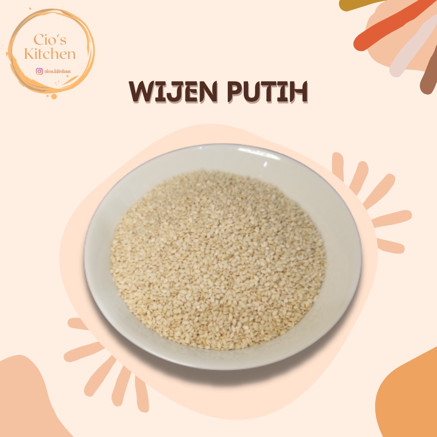 

WHITE SESAME / WIJEN PUTIH - 100 GRAM