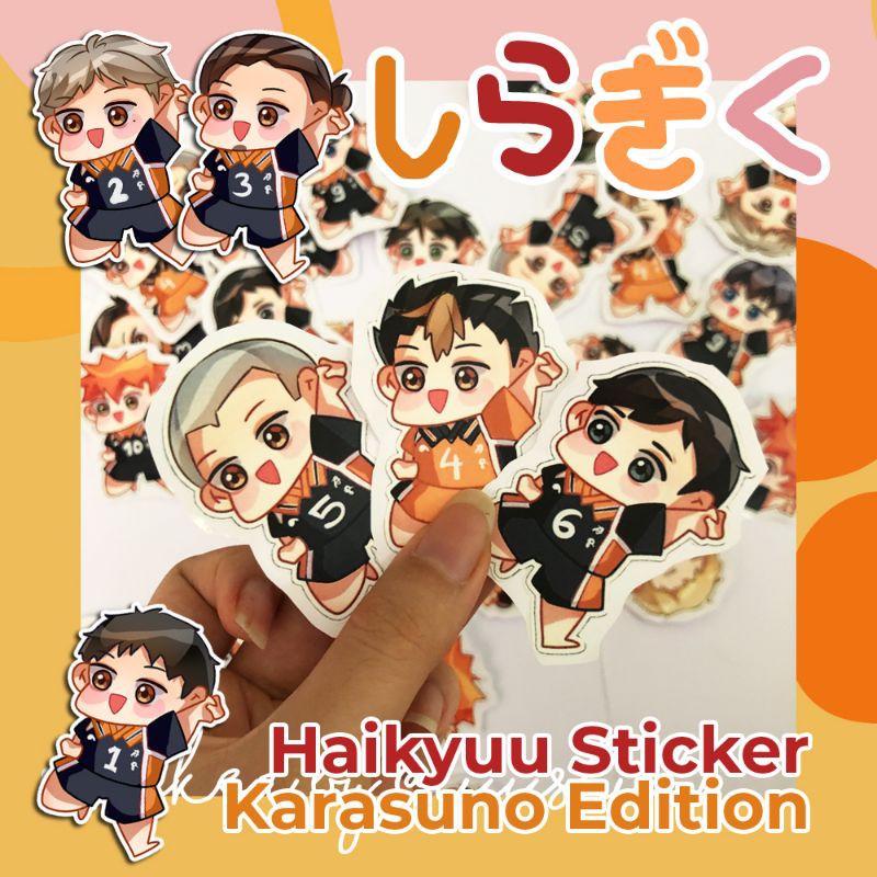 

Stiker Haikyuu (Edisi Karasuno)