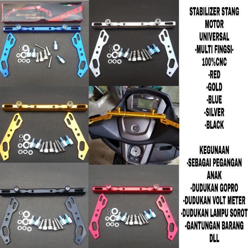 stabilizer stang palang multifungsi nmax lexi aerox Pcx vario mio breket lampu