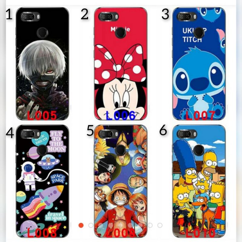 Soft Case Cover Casing Silikon Pelindung Motif Karakter Lenovo S5 K520 Lenovo P1M LG Stylus 2