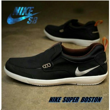 BIG SALE BRANDED !!! SEPATU SPORT N1K3 BOSTON SLOP CASUAL SLIP ON PRIA