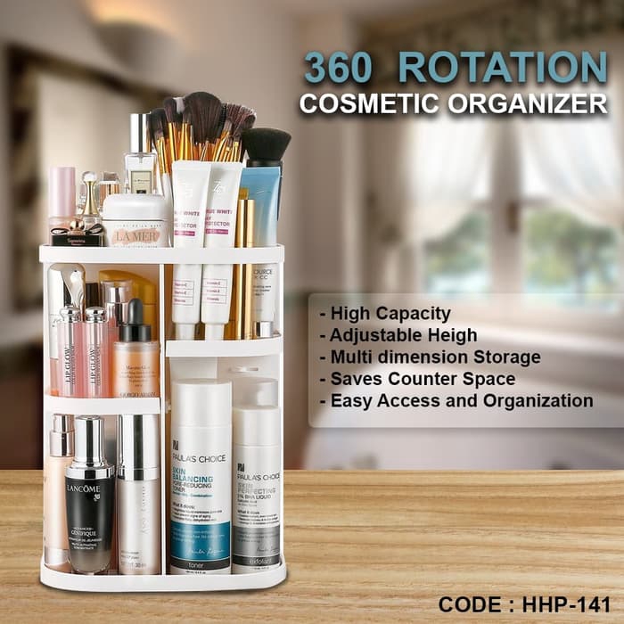 RAK ROTATION COSMETIC ORGANIZER - 360 ROTATION COSMETIC - HHP 141