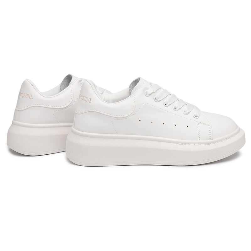 SEVEN_DAY SEPATU SNEAKERS WANITA KOREA IMPORT TALI CASUAL SHOES PUTIH H-110-5