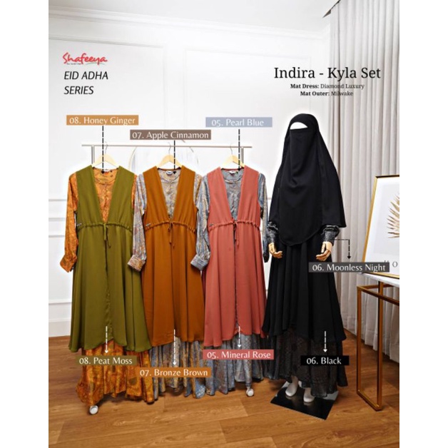 Sarimbit Ied Adha Indira dress by shafeeya