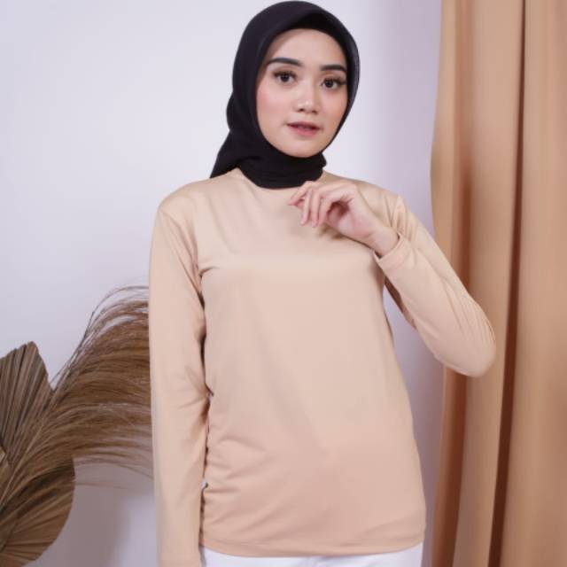 MANSET PREMIUM JERSEY SUTRA / HIJAB BAJU POLOS DALEMAN KEBAYA MURAH