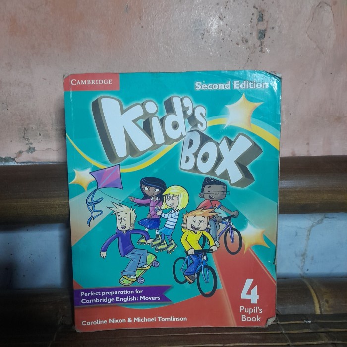 ORIGINAL BUKU Import Kids Box 4 Pupils Book Cambridge Second Edition Caroli
