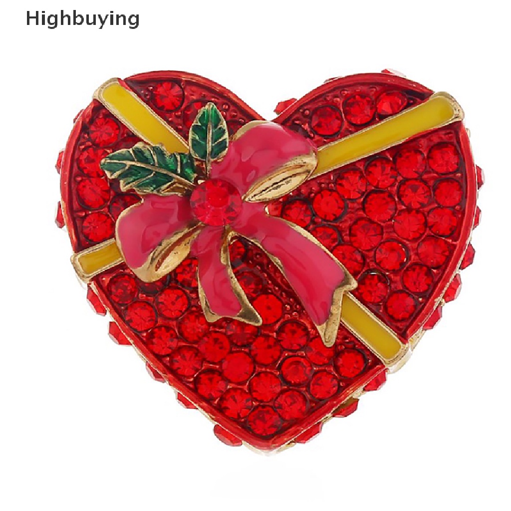 Hbid Bros Pin Portable Elegan Desain Wreath Natal Untuk Wanita