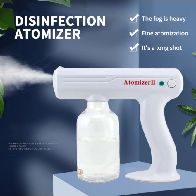 ATOMIZER II - NANO SPRAY GUN DISINFEKTAN PORTABLE WIRELESS 800ML