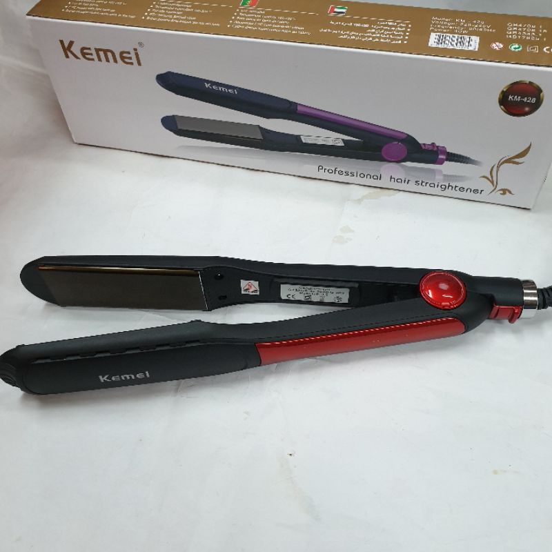 Alat Catokan Rambut Lurus Kemei 428 Hair Straightener Murah