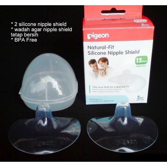 Natural Silicone Nipple Shield Pigeon