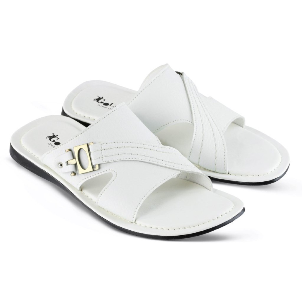  Sandal Pria Putih  Bersih Golfer 5501 Shopee Indonesia