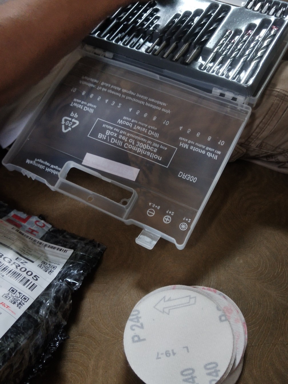 Amplas Bulat-velcro-tempel-sanding Pad Grit 150