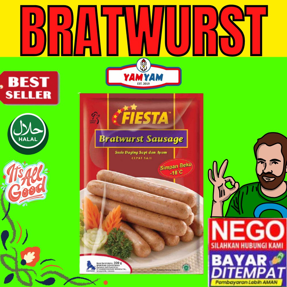 

Sosis Bratwurst Frozen Food FrozenFood Froozen frozeen Kiloan Agen Frozen Food agfrozen Murah Depok