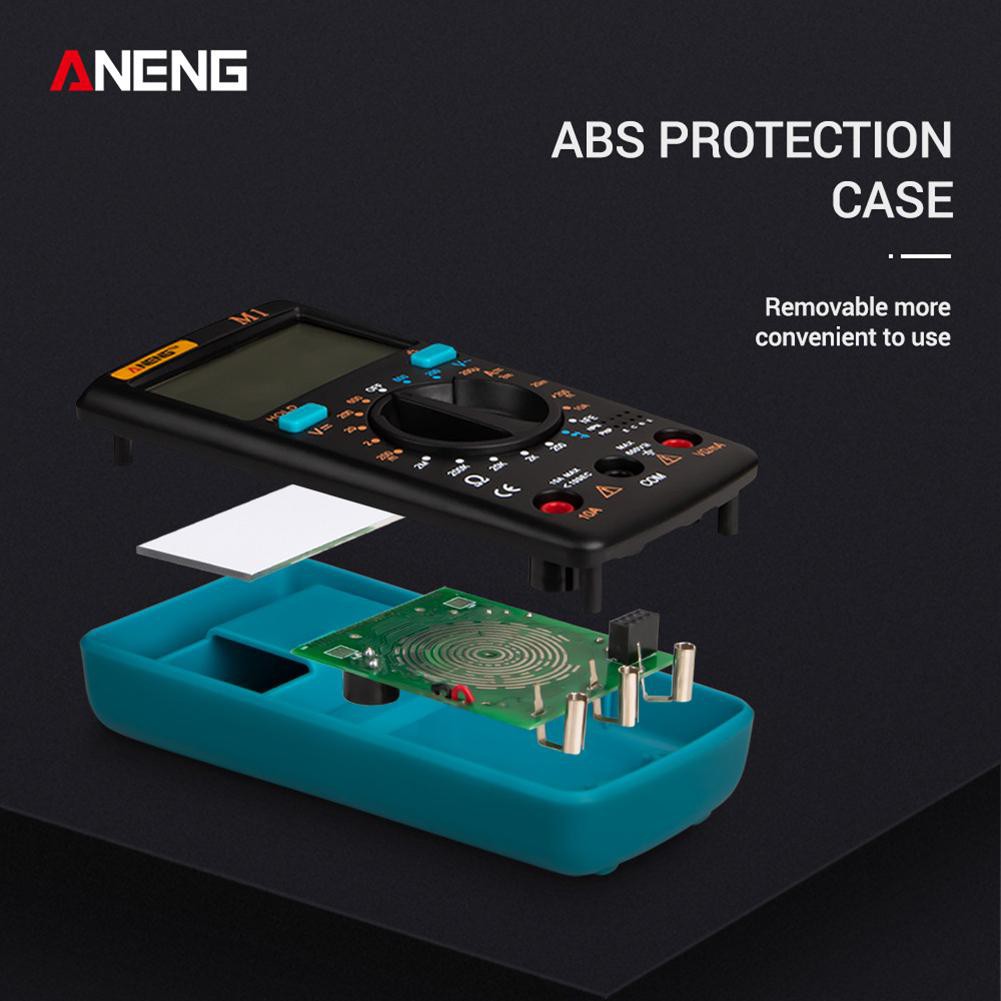 ANENG Multimeter LCD Digital Pengukur Tegangan / Arus / Resistansi / NCV