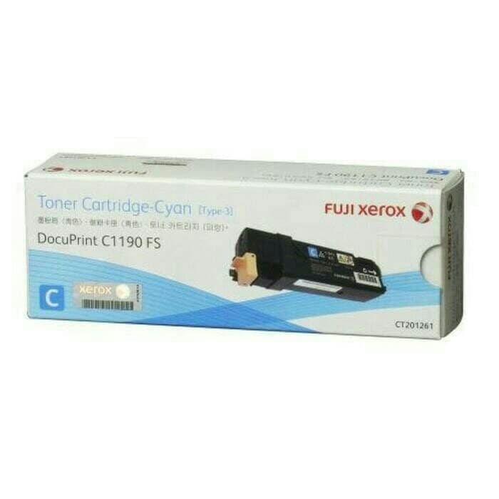 TONER XEROX DOCUPRINT C1190FS CYAN CT 201261