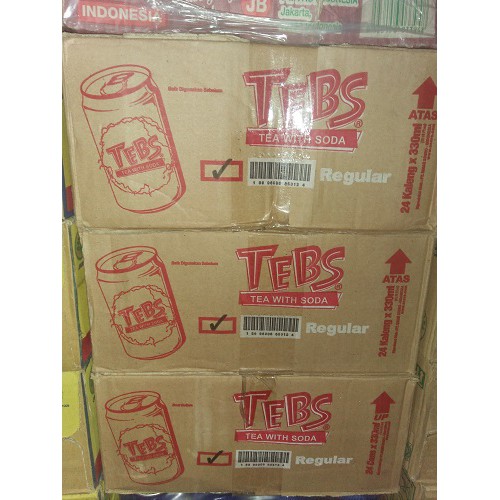 Jual TEBS Tea With Soda Teh Bersoda Carbonated Drink Dus Ml X Pcs Indonesia Shopee Indonesia