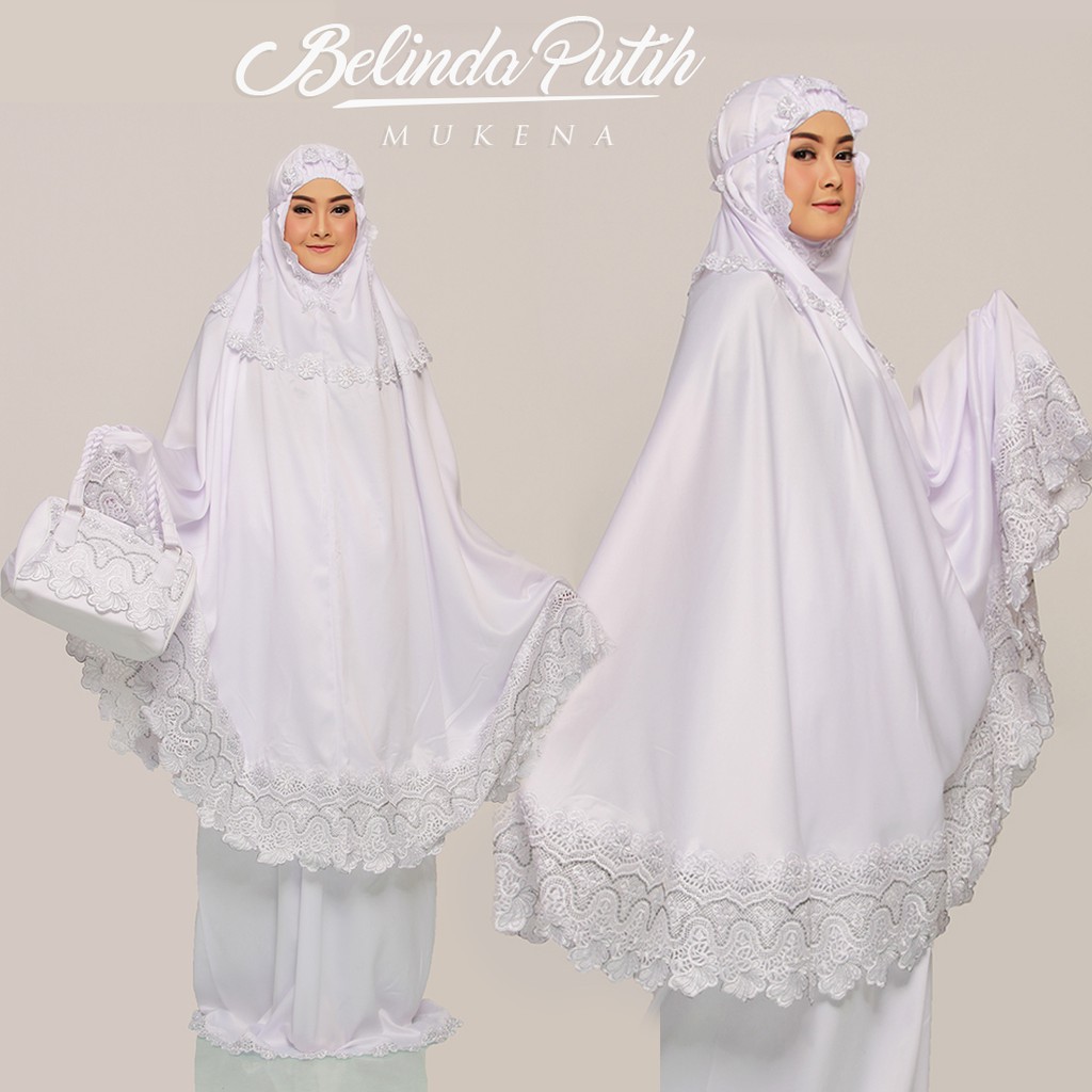 Mukena Dewasa Satin  Belinda Shopee Indonesia