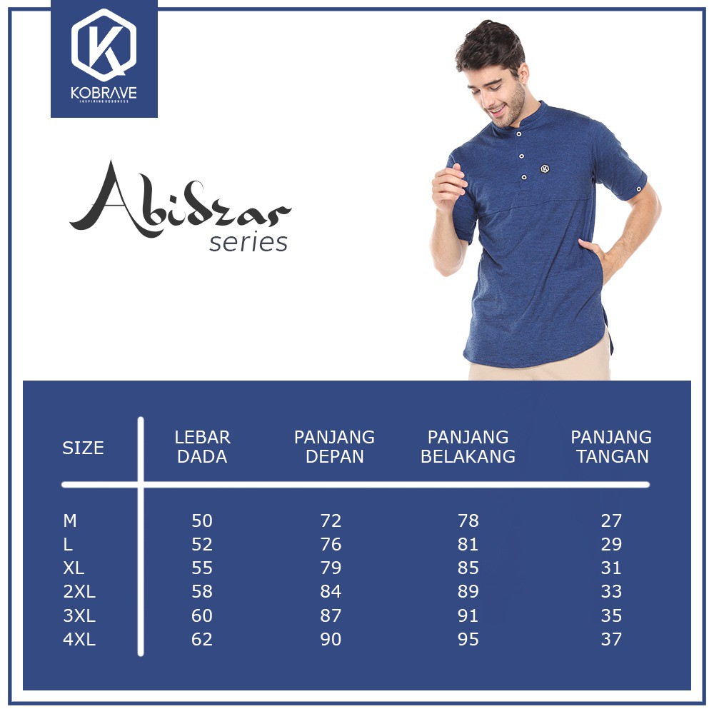 PROMO Koko Kaos Kobrave Abidzar Series Kurta Kekenian Size Jumbo