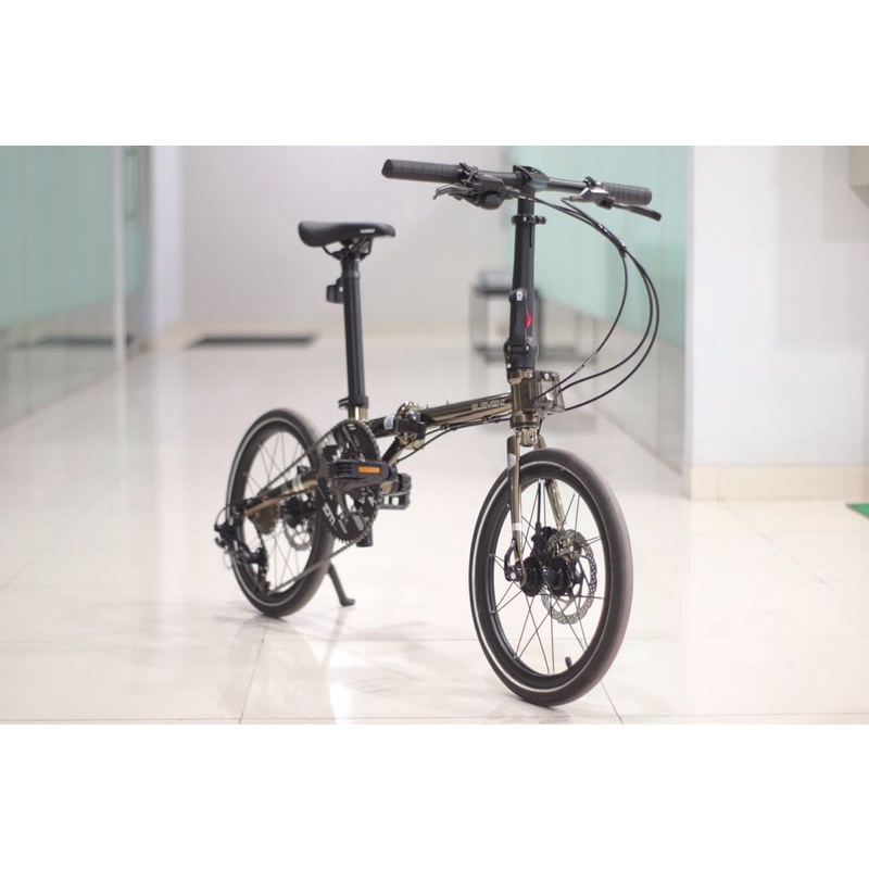 Folding Element Troy 10 Black Chrome 2022 edition semarang 16 inch sepeda lipat