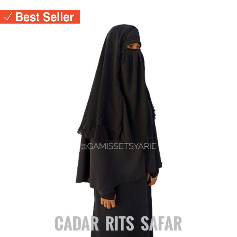 khimar Hijab pet anten wolfis terbaru murah / cadar rits safar