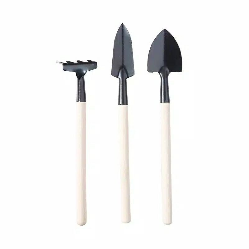 Sekop Garpu Cangkul Set Mini 3in1 / Alat Berkebun / Garden Tools Mini