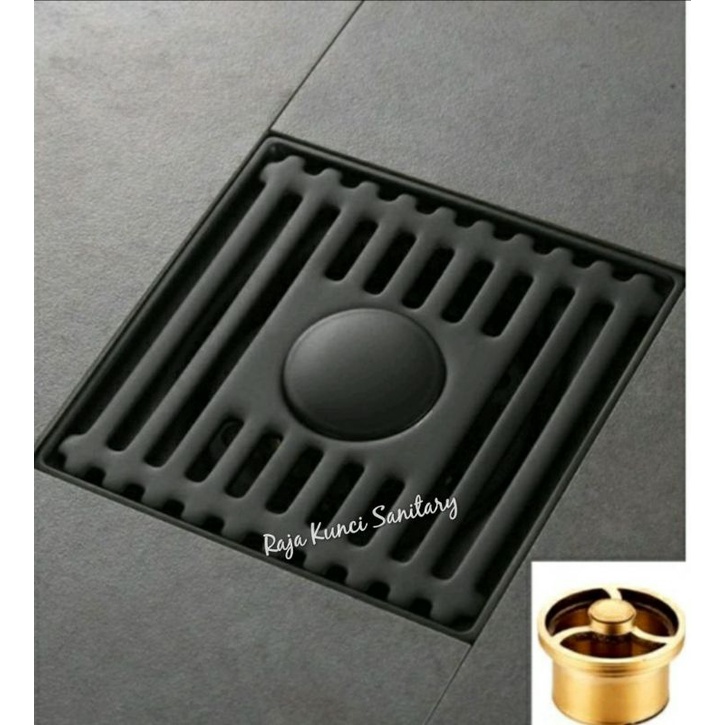 Smart Floor Drain Mesin Cuci Hitam Black/Saringan Got Kamar Mandi Mesin Cuci Stainless Stell