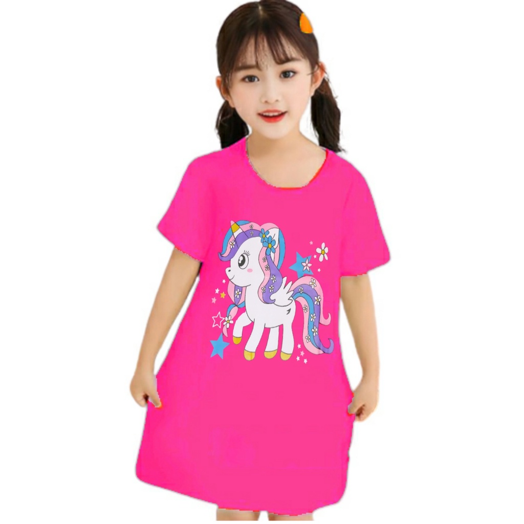 dress anak perempuan UNIRCON umur 3 - 12tahun 004