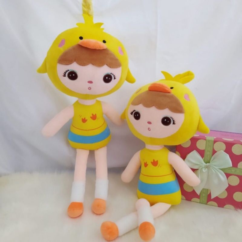 Boneka Metoo Angela New Arrival Tinggi 45cm Bahan Yelvo  Lembut Mainan Anak Perempuan