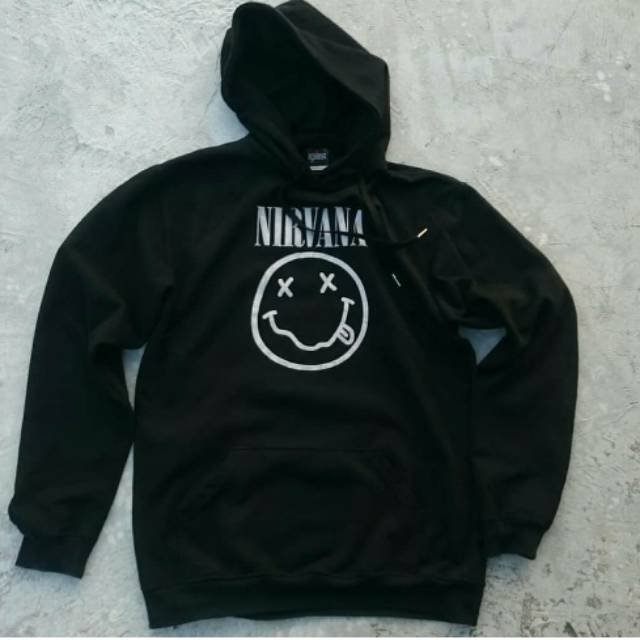 Hoodie sweater jaket nirvana