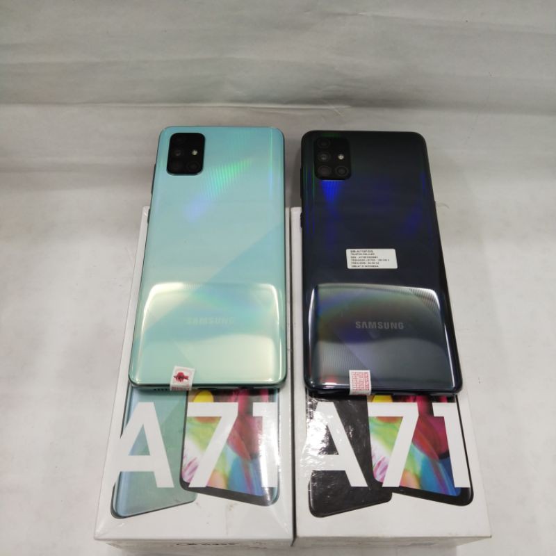 SAMSUNG A71 Ram 8/128GB Second Lengkap Fullset Garansi Resmi Sein indo