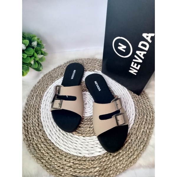 sandal flet slop NVD wanita SLG/nevad terbaru