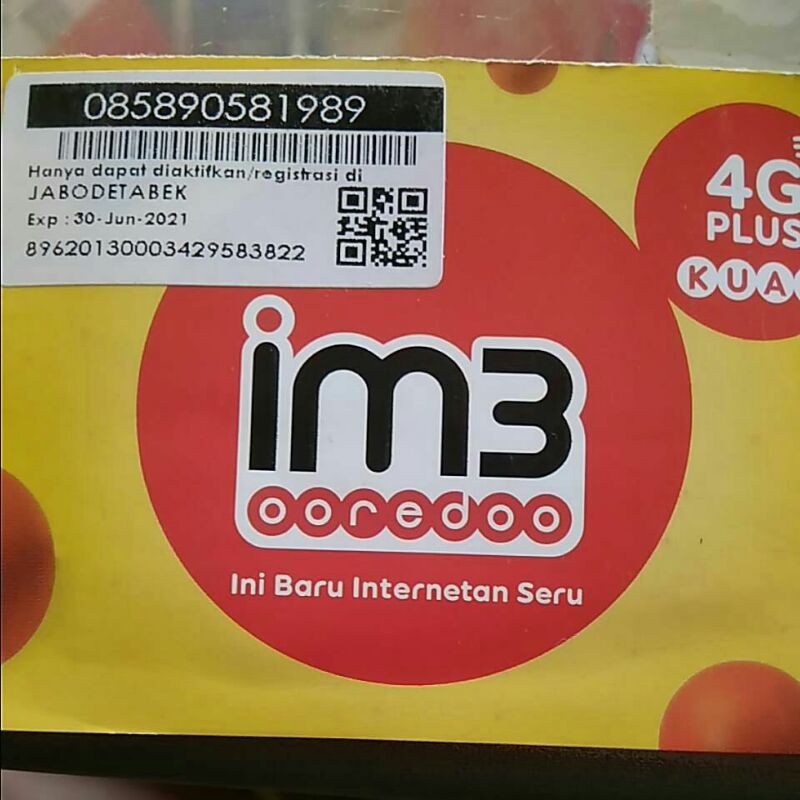 no Cantik IM3 seri tahun