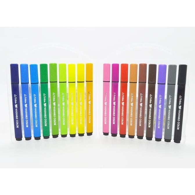 

[[COD]] Water Colour Pen TF-1073-18 warna (washable) BERMUTU Kode 1088