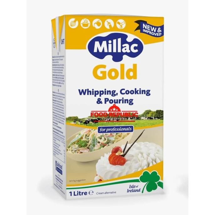 

(BISA COD) Cream Millac Gold Whipping,cooking,pouring 1 L HEMAT Kode 879