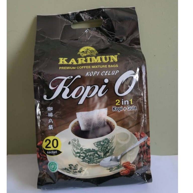 

Karimun Premium Kopi O Celup 2 in 1 Kopi Hitam Black Coffee Bag