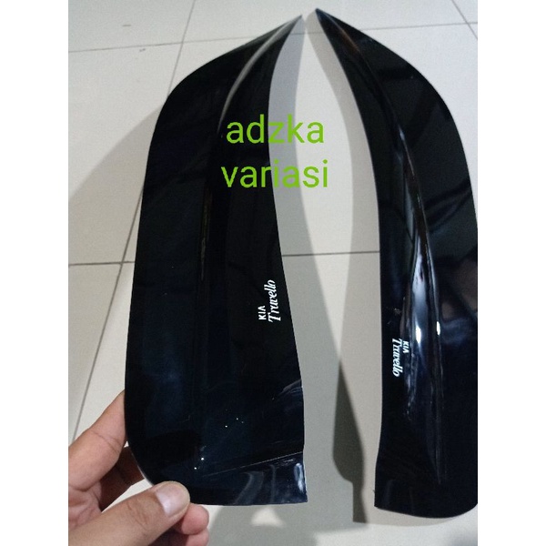 talang air mobil KIA Travello model lebar kupu kupu tahun 2006 sampai 2016