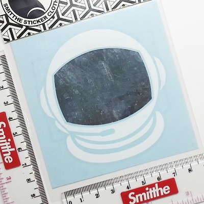 Stiker Helm Astronot Cutting Sticker astronaut untuk aksesoris Mobil Motor