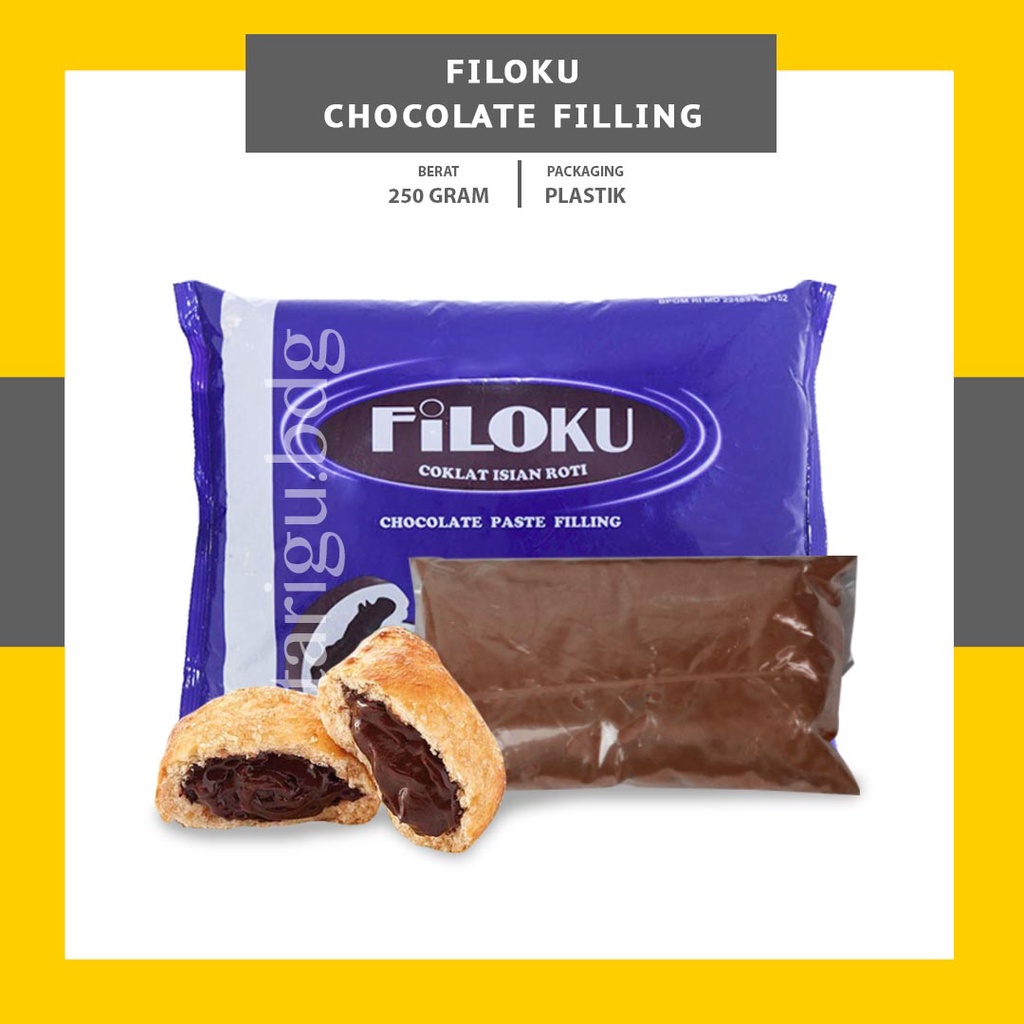 FILOKU CHOCO FILLING 250GR - CHEESE FILLING TIRAMISU SCHOKO 250GR - CHOCOLATE FILLING - SELAI SAOS COKLAT- SAUS ISIAN ROTI COKELAT