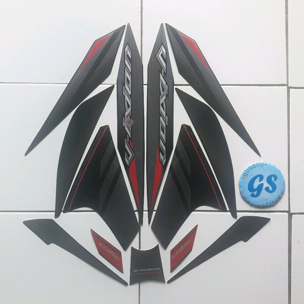 Variasi striping new vixion 2014 hitam