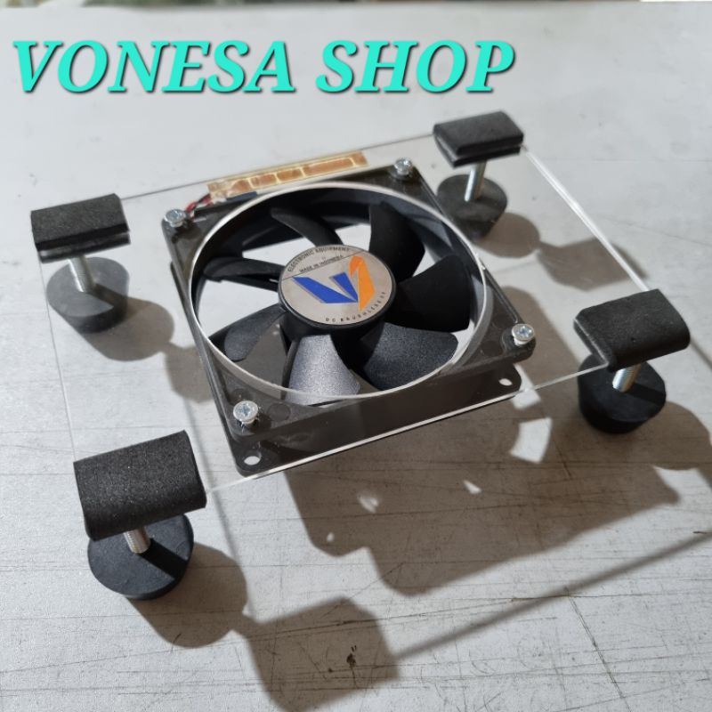 Kipas usb pendingin modem router wifi Fan 8cm dan tombol ON OFF 6000RPM cooling pad Kipas Akrilik dan LED
