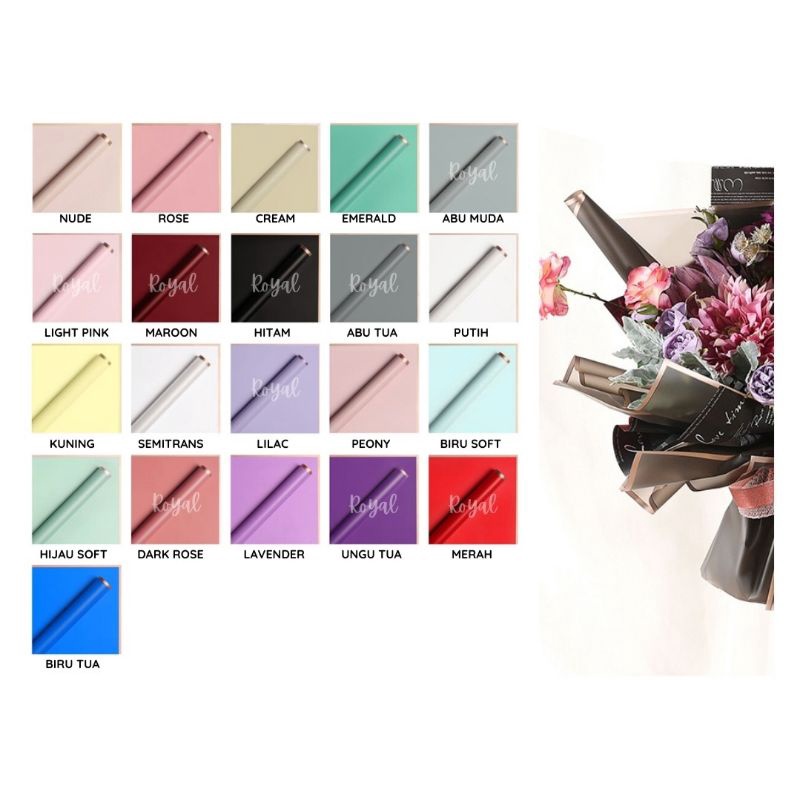

Warping Bunga / Kertas Chellophane / Kertas Bunga / Kertas Buket
