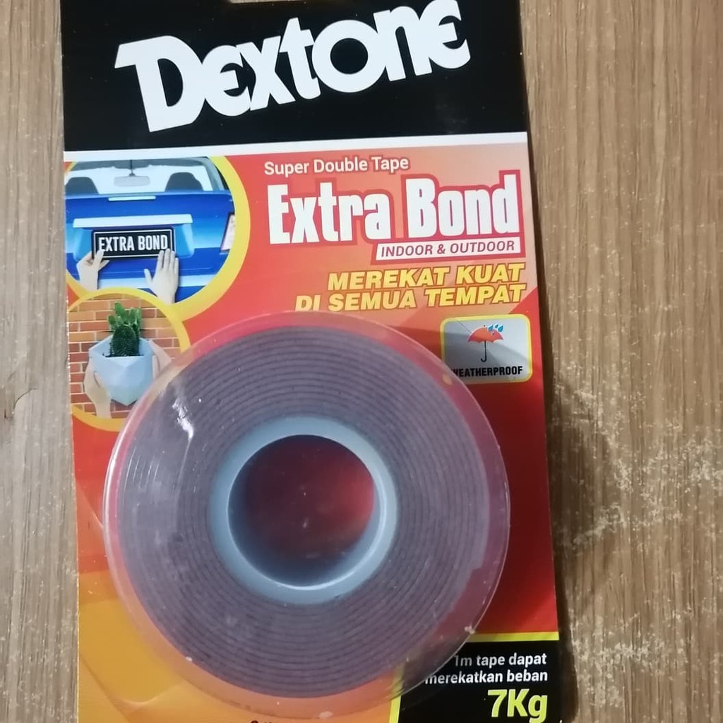 

Jual dextone double tape 1 inch indoor dan outdoor super kuat