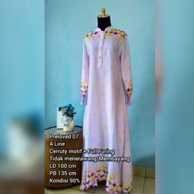 Gamis “Preloved” by Mutia Mozz PL 07