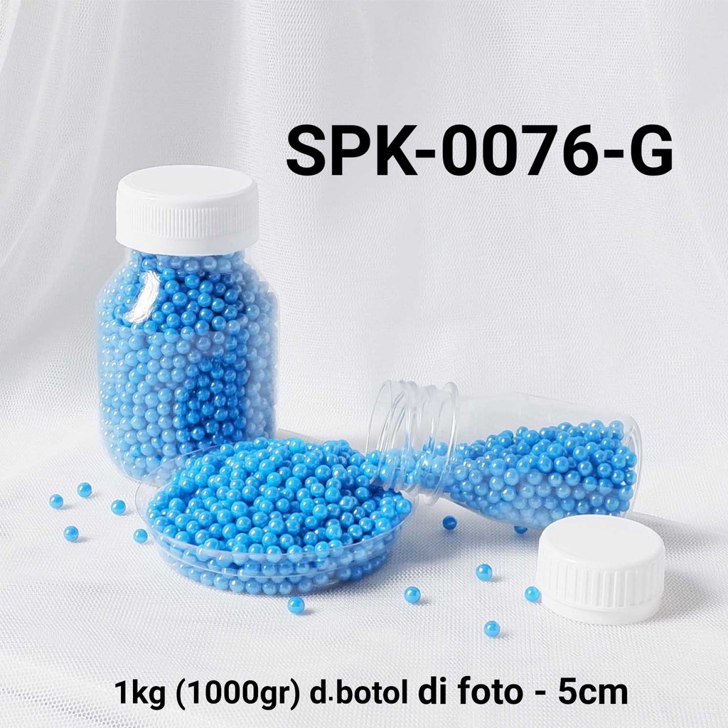 

SPK-0076-G Sprinkles sprinkle sprinkel 1kg 1 kg kilo mutiara biru tua yamama baking grosir murah sprinkles cake dekorasi mutiara trimit decoration story sprinklestory sprinklesstory sprinkle story yamama baking