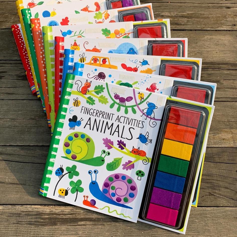 

Best - USBORNE FINGERPRINT RUBBER STAMP ACTIVITIES BUKU AKTIVITAS ANAK ✓