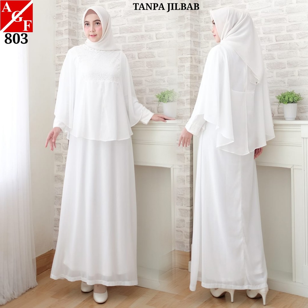 SALE Baju  Gamis Putih  Gamis Muslim Baju  Lebaran  